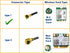Eightwood 2.4GHz 5GHz 9.8in M.2 Dual Band Small WiFi Antenna RP-SMA Male Antenna with RP-SMA Female Cable for NGFF