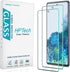 HPTech Tempered Glass Screen Protector (2 Pack) for Samsung Galaxy S20 FE, 9H Hardness, Fingerprint Reader, Case
