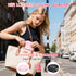 Gueray Dsicman: CD Player Portable CD with Earphones for Car with Anti-Skip Shockproof with LCD Display Support PROG
