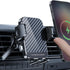 Wireless Car Charger, 15W Fast Charging Phone Holder Mount for iPhone 14/13/12 Mini Pro Max 11 XR XS X, Samsung Galaxy
