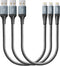 ohbox 3Pack Short iPhone Charger Cable 12 inch Lightning Cord 1FT Compatible with iPhone 14/13/12/11/Pro/Max/X/8/7/6/5S