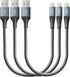 ohbox 3Pack Short iPhone Charger Cable 12 inch Lightning Cord 1FT Compatible with iPhone 14/13/12/11/Pro/Max/X/8/7/6/5S