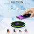 Fast Wireless Charger Pad for Samsung S24 Ultra, 15W Wireless Android Phone Charger Station for Galaxy S24 Plus, S23FE,
