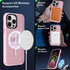 iPhone 13 Pro Max Case MOCCA Strong Magnetic, Slim Thin Shockproof Cover with Glass Screen Protector & Camera Lens