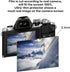 Rieibi (3 Packs) Screen Protector for Olympus OM-1 OM1 Digital Camera, 0.25mm 9H Tempered Glass Film Anti-Scratch