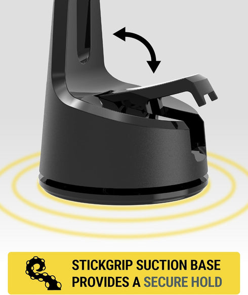 Scosche MagicMount 16/15/14/13/12 MEMSQRWD Elite Magnetic Wireless Charging Phone Mount for Car Dashboard/Windshield