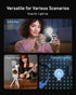 TELESIN 4-in-1 Upgraded Magnetic RGB Selfie Ring Light with Mirror & Phone Stand, Rechargeable Portable Clip On Fill