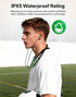 6.0 35H IPX5 Headset Neckband Bluetooth Headphones, Wireless Bluetooth Earbuds with Microphone, Comfortably Light, Deep