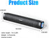 USB Computer Speakers,Computer Speakers with 3.5 mm aux,Wired USB Powered & Colorful LED Lights with Switch Button,Surround Sound Portable SoundBar for Monitor Laptop Phone(Black)