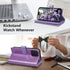 Varikke for iPhone 13 Pro Wallet Case with Card Holder, Fashion Glitter Leather Strap Magnetic Flip Cover (Light Purple)