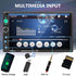 Podofo Car Stereo 2 Din 7 Inch MP5 Player, HD Touch Screen Bluetooth Multimedia, USB SD Aux-in, Double Din Autoradio