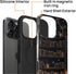 MQJCYB 16 16 Magnetic Case for iPhone Pro Max Design,Compatible with MagSafe,Slim Protective Soft TPU Bumper Phone