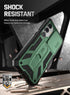 Poetic Spartan Case for Galaxy S24+ Plus 6.7", Rugged Shockproof Cover with Slide Camera Cover and Kickstand