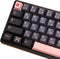 MOLGRIA Keycaps 136 Set Night Sakura - Custom PBT Cherry Profile Key Caps for Full Sized Keyboard, Keycap Puller