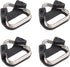 Futheda 4PCS Stainless Steel Lug Ring Camera Strap Triangle Split Ring Hook Adapter