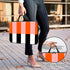 SROJDHFJB 10 inch, 7 10-inch Universal Tablet Laptop Sleeve Case Orange Black White Stripes Slim Carrying Case Travel