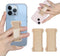 Cell Phone Finger Grip Strap Holder, Slim Finger Loop Selfie Grip Compatible with Most Smartphones (Gold) - 2Pack