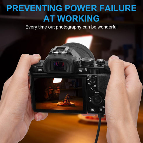 FOMITO USB Type-C PD Trigger - DMW-BLC12 Dummy Battery Replacement - DMW-DCC8 AC Power Adapter for Panasonic FZ200
