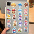 LIXIUDU 50 Pack Pcs Mushroom Cartoon Stickers for Kids Teens Adults Chanterelle Aesthetic Vinyl Decal Water Bottle