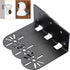 Sumnacon 3PCS Black Wall Mount Camera Shelf - Universal Small Floating Metal Shelf for Security Cameras, Speakers