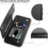 LETO iPhone XR Case, Black Leather Wallet Flip Folio Cover with Kickstand Card Slots for Girls Women
