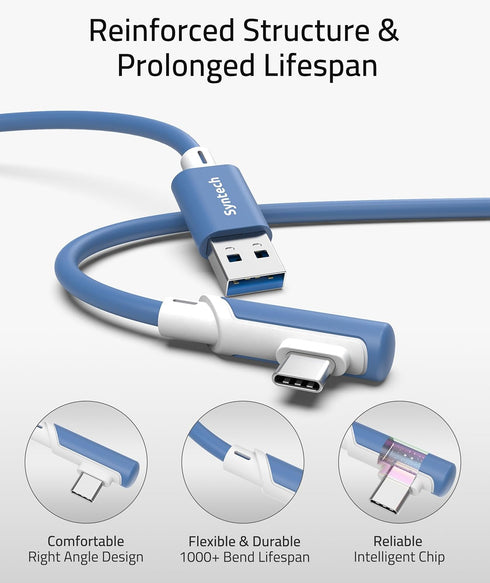 Syntech 16 FT Link Cable for Meta/Oculus Quest 3, Quest 2/Pro/Pico4, USB 3.0 to USB C for VR Headset