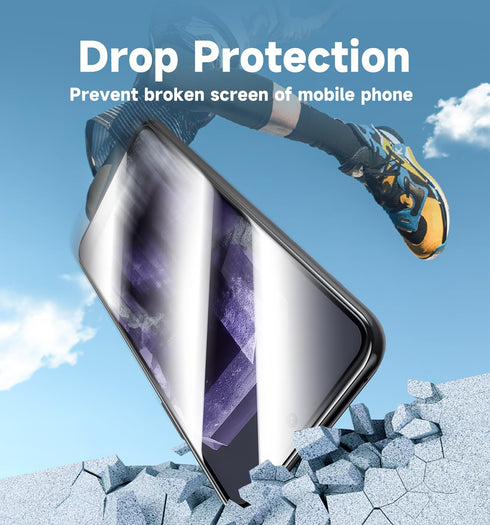 MAGIC JOHN Tempered Glass Screen Protector for Google Pixel 8 - 2 Pack, HD Clear, Bubble Free, Easy Install, Auto