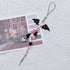 cioatu Homvog Cute Y2K Phone Charm - Aesthetic Cellphone Chain Strap for Phone Bag Keychain, Black Wing