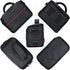 FOSOTO Compact Camera Shoulder Bag Case with Waterproof Rain Cover for Canon EOS M50 PowerShot SX420 SX430 SX70 SX50