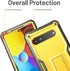 FITO for Google Pixel 6A Case, Dual Layer Shockproof Heavy Duty Case with Built-in Kickstand and Tempered Glass
