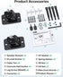 Borenbuir 1/4"- 20, 5mm 4mm q990D, 11 lbs Surround Sound Rear Speaker Wall Mount, Ceiling Mount Bracket for Universal