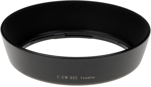 Fotodiox Lens Hood Replacement for EW-60C Compatible with EF 28-80mm f/3.5-5.6 II, EF 28-90mm f/4-5.6 III, EF-S 18-55mm