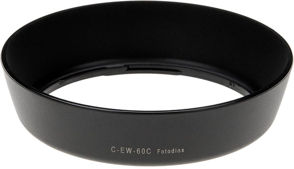 Fotodiox Lens Hood Replacement for EW-60C Compatible with EF 28-80mm f/3.5-5.6 II, EF 28-90mm f/4-5.6 III, EF-S 18-55mm