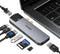 MOKiN USB C Multiport Adapter Hub for MacBook Pro/Air, 4K HDMI, Gigabit Ethernet, 2 USB, TF/SD Card Reader, 100W PD