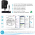 CHANZON 12V 1A 12W Power Supply AC DC Switching Adapter - 12 Volt 1 Amp Wall Wart Converter