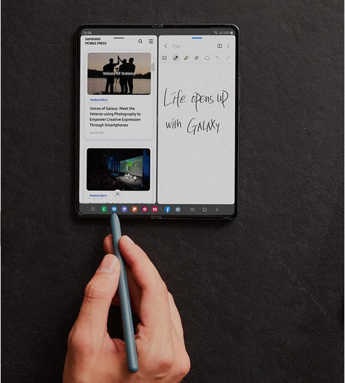 Galaxy Z Fold 4 S Pen Stylus Replacement for Samsung Galaxy Z Fold 4, Compatible with Eject Pin + 2 Tips (Black)