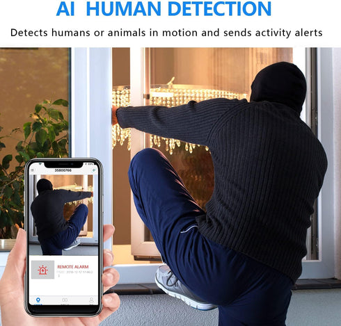 Smallest Hidden Camera Detector - 1080P Wireless Wifi Cameras for Home Security with Night Vision