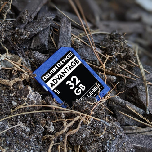 Delkin Devices 32GB ADVANTAGE SDHC Memory Card UHS-I (U3/V30) for Cameras, 4K UHD