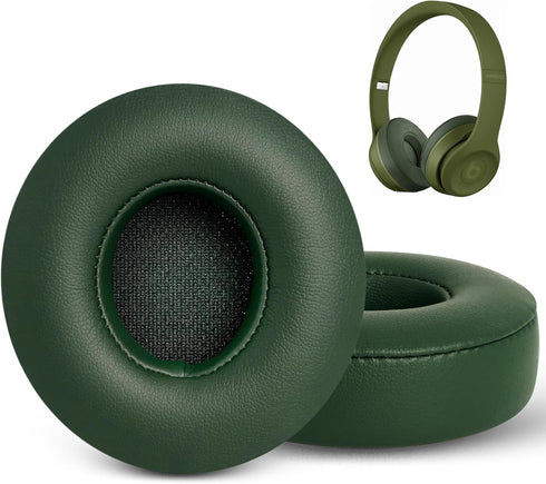GVOEARS Ear Pad Replacement for Solo 2/3, Cushions for Beats Solo 2/3 Wired Wireless Headphones with Soft Leather Noise