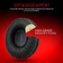 Universal Replacement Ear Pads for Sony MDR-ZX110, JBL Tune 600bt, Thicker Black Ear Cushions by Krone