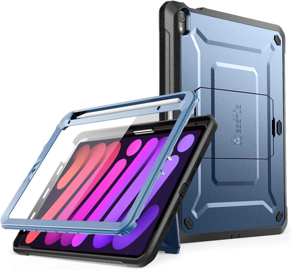 SUPCASE Unicorn Beetle Pro Case for iPad Mini 6th Generation, 8.3 Inch, with Pencil Holder, Built-in Screen Protector &
