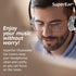 Sonic Technology Disposable Sanitary Ear Covers for Headphones: 50 Pair (2.5") Woven Paper Caps