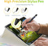 Stylus Pen for Lenovo Tab P11/P12 - Evach High-Precision Fine Tip Pencil with Magnetic Fabric Cap, Ideal for Writing