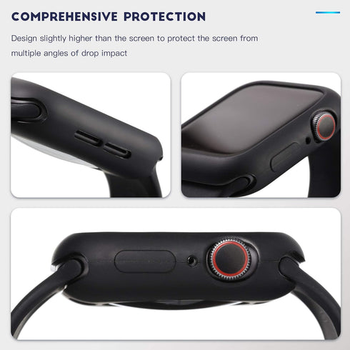 16 Pieces Soft TPU Protective Watch Case Anti-Scratch Silicone Protector for Smartwatch Series (40 mm)
