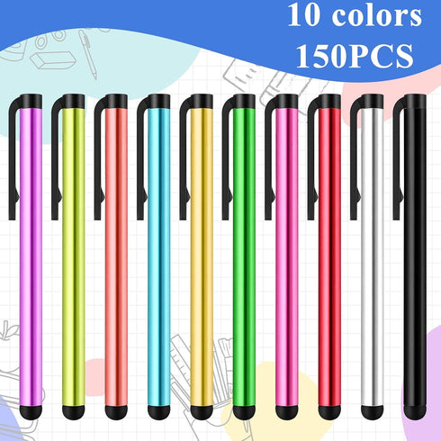Exclaith 150 10 Pcs Styluses Pens for Touch Screens Universal Stylus Compatible with Touch Screens Capacitive Stylus