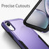 Heavy Duty Protection Case for iPhone XR, Shockproof Dropproof Dustproof Anti-Scratch Cover (Purple)