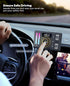 Nulaxy Bluetooth 5.3 Car Adapter, Air Vent Installation, DSP Noise Cancellation, QC3.0 & Type-C PD Car Charger,