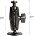 xik 1/4"-20 Thread Camera Mount Holder for Wall/Desk/Car/Boat,AMPS Standard Hole InstallationFits DSLR, CCTV, Action