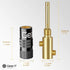 GearIT Banana Plugs for Speaker Wire, 6 Pairs, 12 Pieces, 24K Gold Plated Connectors for 12 AWG to 20 AWG