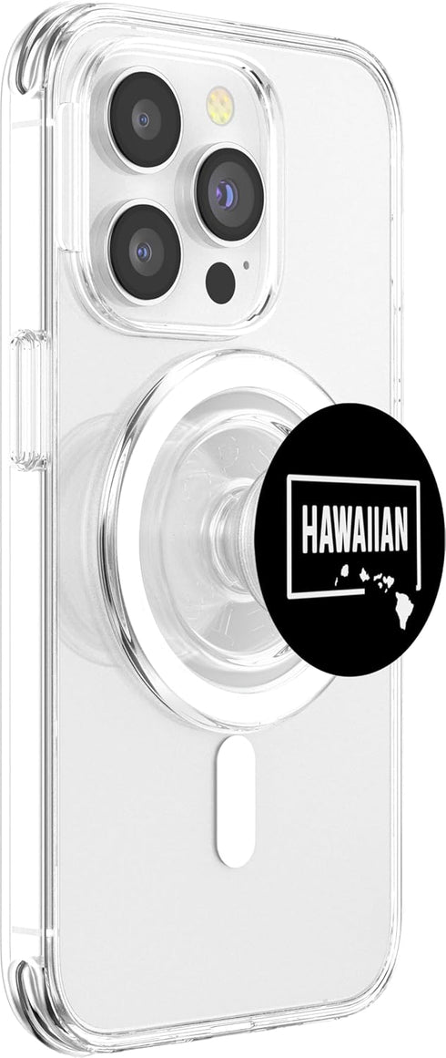 Hawaii HI Hawaiian PopSockets MagSafe PopGrip for iPhone - Home Honolulu Hilo Oahu Maui Kauai
